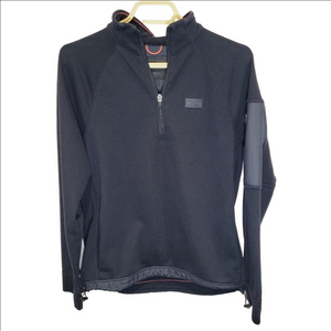 Abercrombie Black Quarter-Zip Pullover